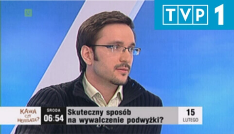 Mateusz Dąbrowski prezes firmy 4GROW szkolenia biznesowe w tvp1