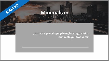 Prezentacje biznesowe w MSPowerPoint