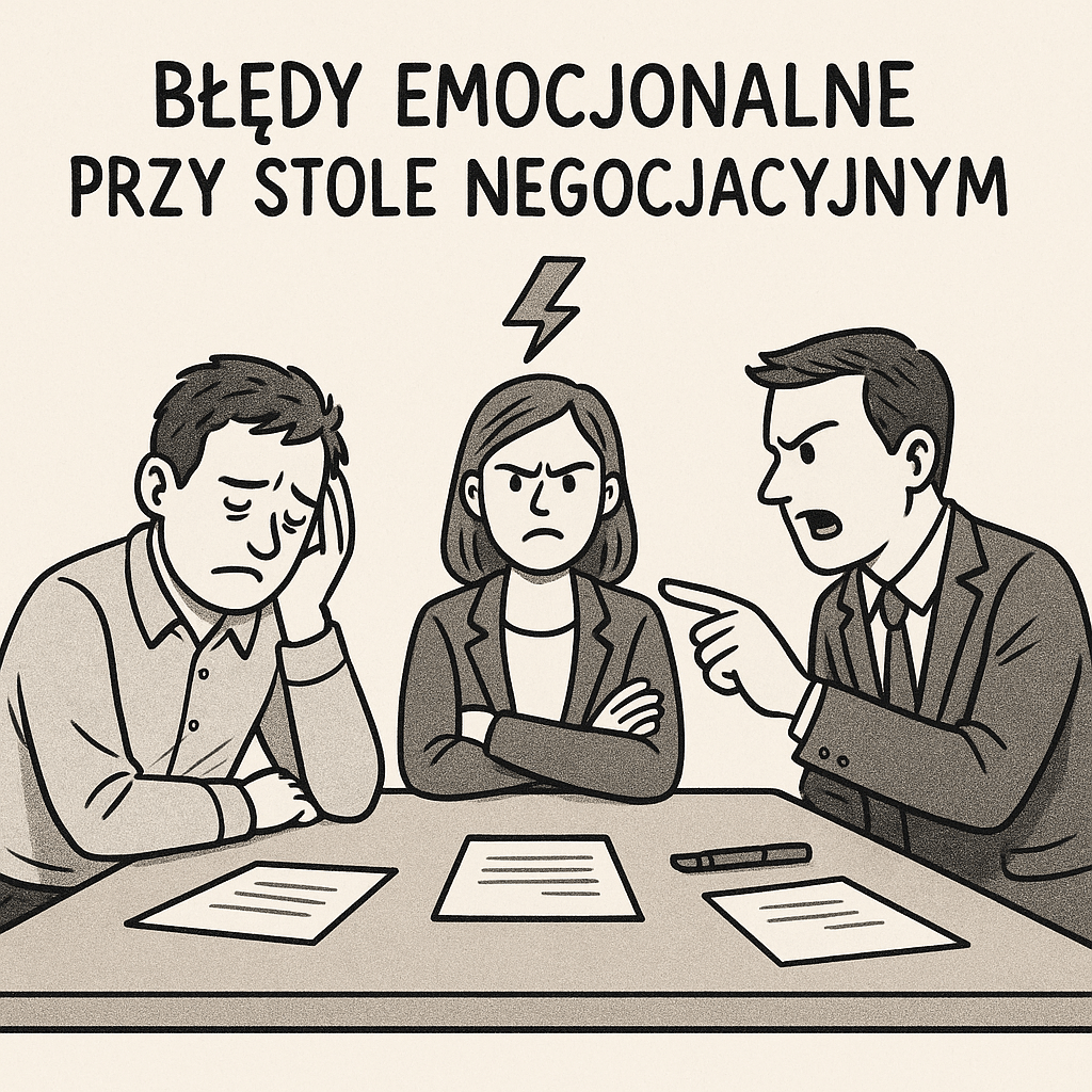 błędy emocjonalne przy negocjacjach