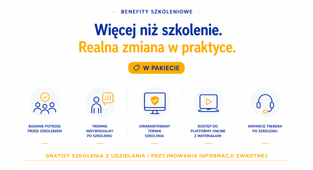 gratisy szkolenia z udzielania i przyjmowania informacji zwrotnej